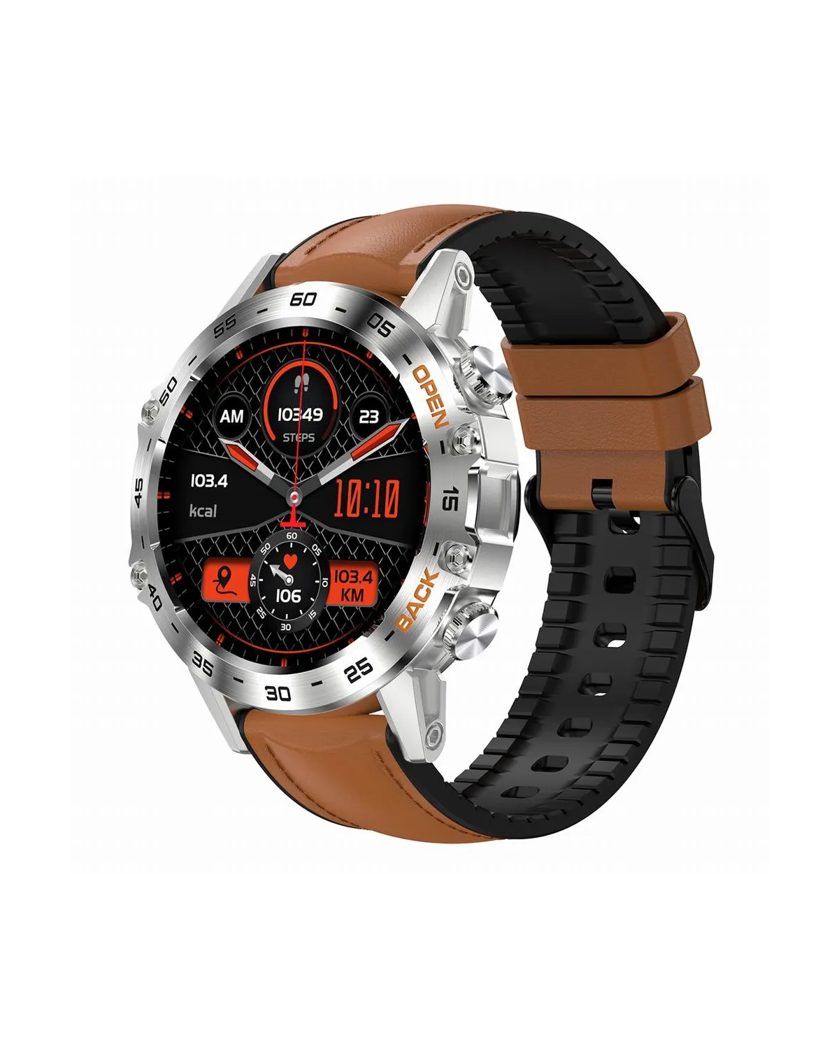 SMARTWATCH MĘSKI GRAVITY GT9-8 - WYKONYWANIE POŁĄCZEŃ, CIŚNIENIOMIERZ (sg021h) SMARTWATCH MĘSKI GRAVITY GT9-8 - WYKONYWANIE POŁĄCZEŃ, CIŚNIENIOMIERZ (sg021h)
