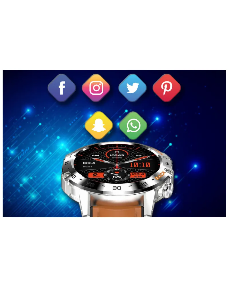 SMARTWATCH MĘSKI GRAVITY GT9-8 - WYKONYWANIE POŁĄCZEŃ, CIŚNIENIOMIERZ (sg021h) SMARTWATCH MĘSKI GRAVITY GT9-8 - WYKONYWANIE POŁĄCZEŃ, CIŚNIENIOMIERZ (sg021h)