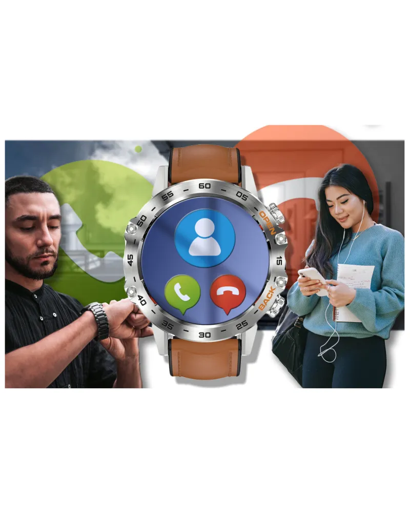 SMARTWATCH MĘSKI GRAVITY GT9-8 - WYKONYWANIE POŁĄCZEŃ, CIŚNIENIOMIERZ (sg021h) SMARTWATCH MĘSKI GRAVITY GT9-8 - WYKONYWANIE POŁĄCZEŃ, CIŚNIENIOMIERZ (sg021h)
