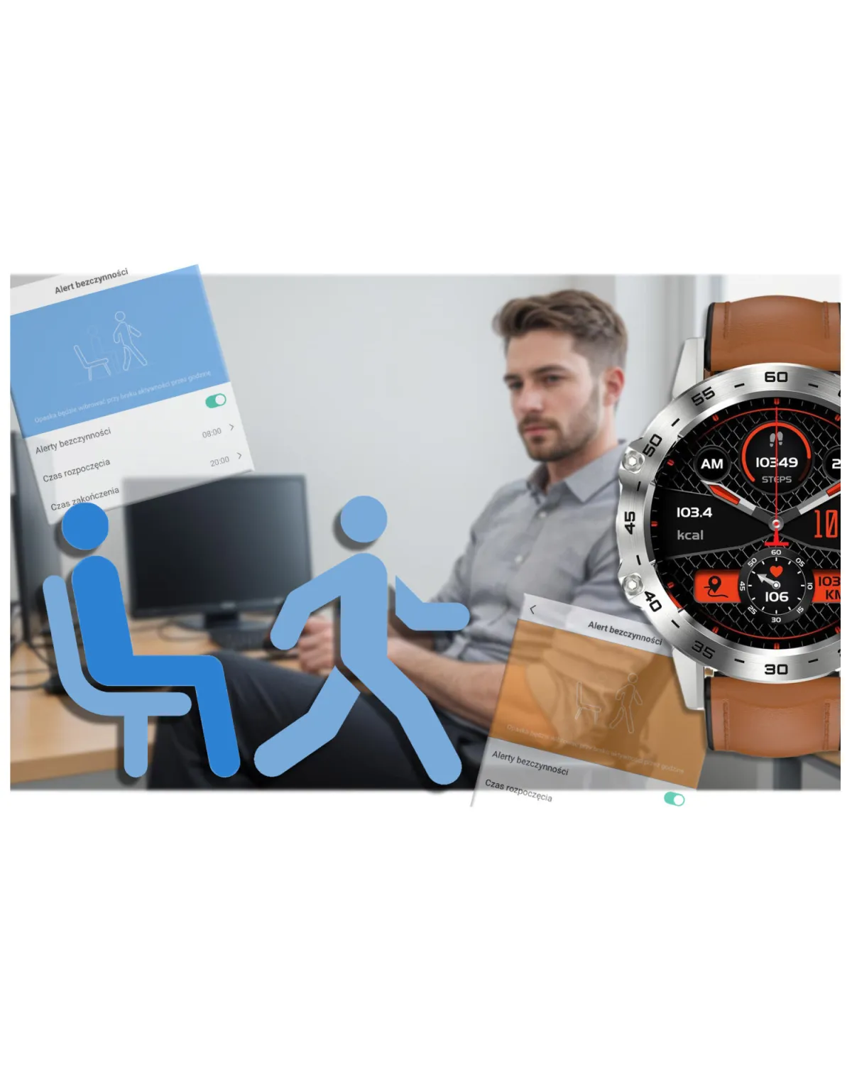 SMARTWATCH MĘSKI GRAVITY GT9-8 - WYKONYWANIE POŁĄCZEŃ, CIŚNIENIOMIERZ (sg021h) SMARTWATCH MĘSKI GRAVITY GT9-8 - WYKONYWANIE POŁĄCZEŃ, CIŚNIENIOMIERZ (sg021h)