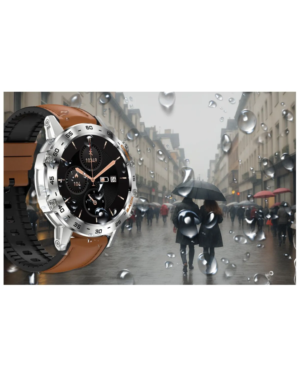 SMARTWATCH MĘSKI GRAVITY GT9-8 - WYKONYWANIE POŁĄCZEŃ, CIŚNIENIOMIERZ (sg021h) SMARTWATCH MĘSKI GRAVITY GT9-8 - WYKONYWANIE POŁĄCZEŃ, CIŚNIENIOMIERZ (sg021h)
