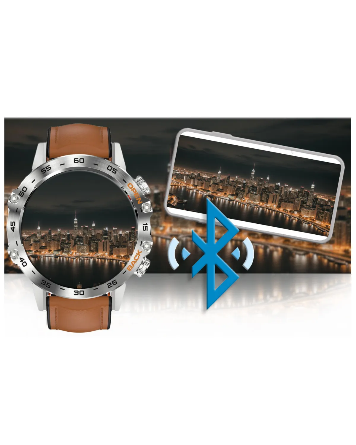 SMARTWATCH MĘSKI GRAVITY GT9-8 - WYKONYWANIE POŁĄCZEŃ, CIŚNIENIOMIERZ (sg021h) SMARTWATCH MĘSKI GRAVITY GT9-8 - WYKONYWANIE POŁĄCZEŃ, CIŚNIENIOMIERZ (sg021h)