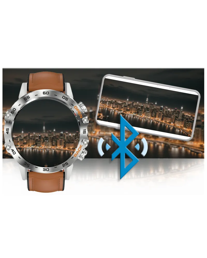 SMARTWATCH MĘSKI GRAVITY GT9-8 - WYKONYWANIE POŁĄCZEŃ, CIŚNIENIOMIERZ (sg021h) SMARTWATCH MĘSKI GRAVITY GT9-8 - WYKONYWANIE POŁĄCZEŃ, CIŚNIENIOMIERZ (sg021h)