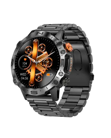 SMARTWATCH MĘSKI GRAVITY GT20-1 - AMOLED, DODATKOWY PASEK (sg024a)