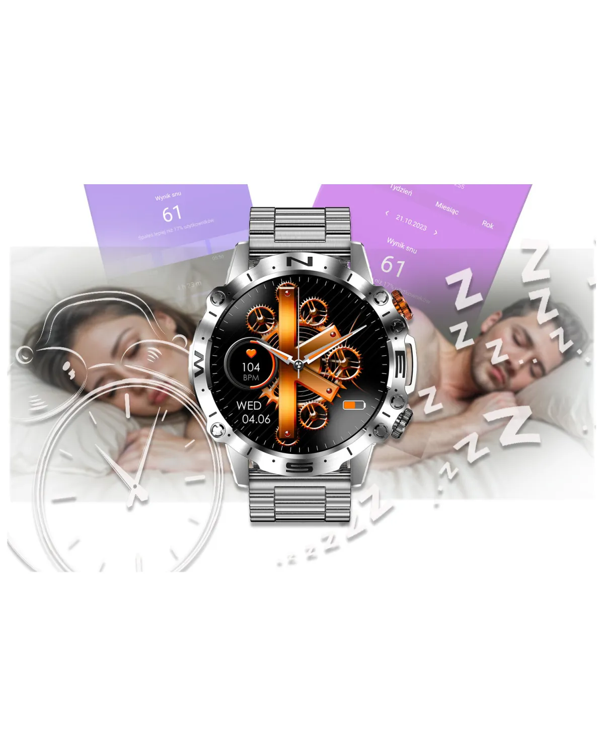 SMARTWATCH MĘSKI GRAVITY GT20-2 - AMOLED, DODATKOWY PASEK (sg024b) SMARTWATCH MĘSKI GRAVITY GT20-2 - AMOLED, DODATKOWY PASEK (sg024b)