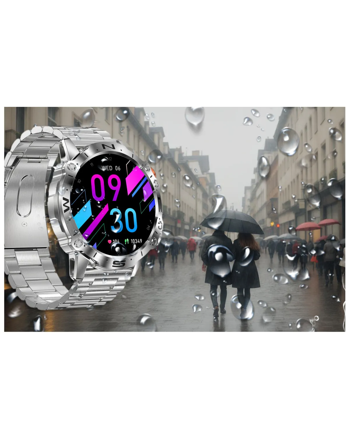 SMARTWATCH MĘSKI GRAVITY GT20-2 - AMOLED, DODATKOWY PASEK (sg024b) SMARTWATCH MĘSKI GRAVITY GT20-2 - AMOLED, DODATKOWY PASEK (sg024b)