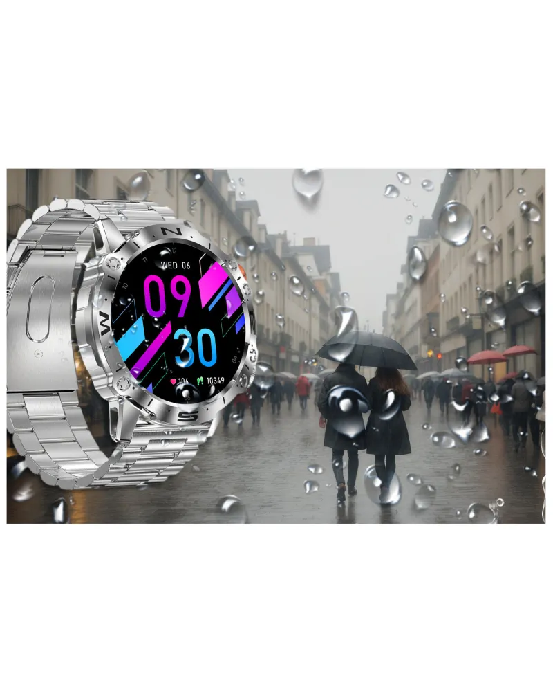 SMARTWATCH MĘSKI GRAVITY GT20-2 - AMOLED, DODATKOWY PASEK (sg024b) SMARTWATCH MĘSKI GRAVITY GT20-2 - AMOLED, DODATKOWY PASEK (sg024b)