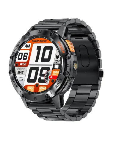 SMARTWATCH MĘSKI GRAVITY GT22-1 - AMOLED, DODATKOWY PASEK (sg030a)