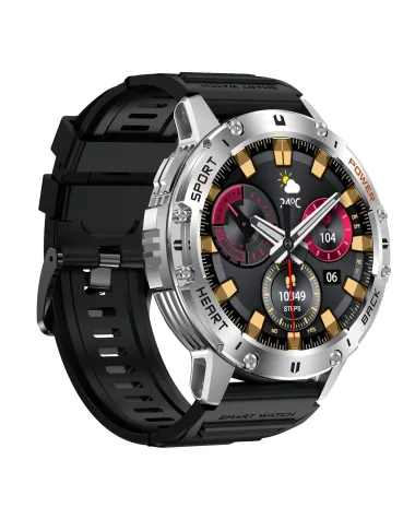 SMARTWATCH MĘSKI GRAVITY GT22-2 - AMOLED, DODATKOWY PASEK (sg030b)