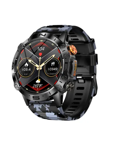SMARTWATCH MĘSKI GRAVITY GT20-5 - AMOLED, DODATKOWY PASEK (sg024e)