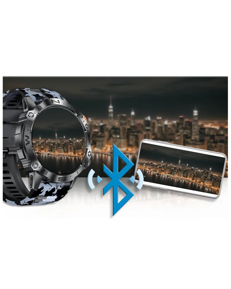 SMARTWATCH MĘSKI GRAVITY GT20-5 - AMOLED, DODATKOWY PASEK (sg024e)