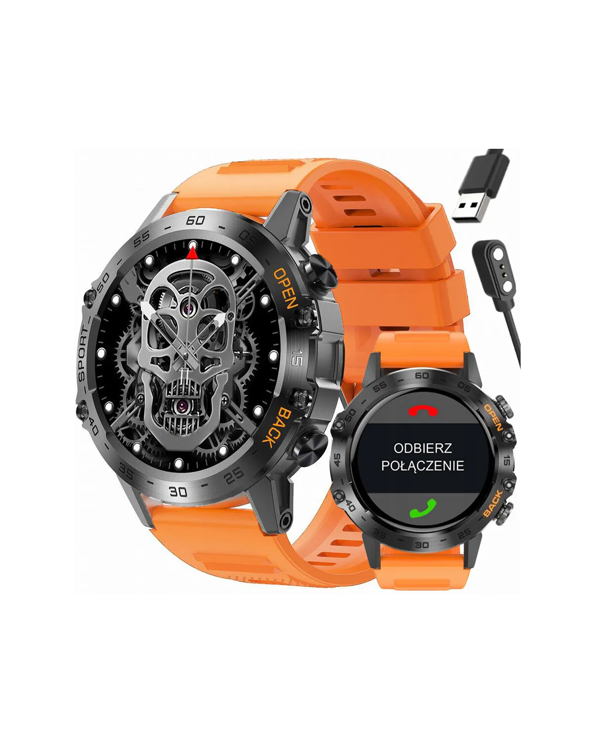 SMARTWATCH MĘSKI GRAVITY GT9-4 - WYKONYWANIE POŁĄCZEŃ, CIŚNIENIOMIERZ (sg021d) SMARTWATCH MĘSKI GRAVITY GT9-4 - WYKONYWANIE POŁĄCZEŃ, CIŚNIENIOMIERZ (sg021d)