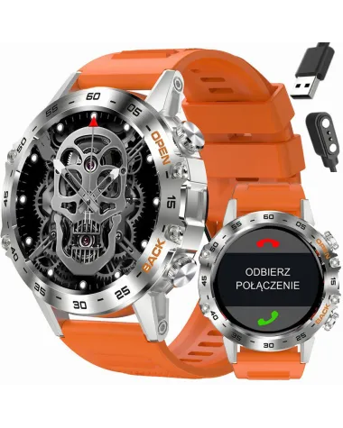 SMARTWATCH MĘSKI GRAVITY GT9-9- WYKONYWANIE POŁĄCZEŃ, CIŚNIENIOMIERZ (sg021i)