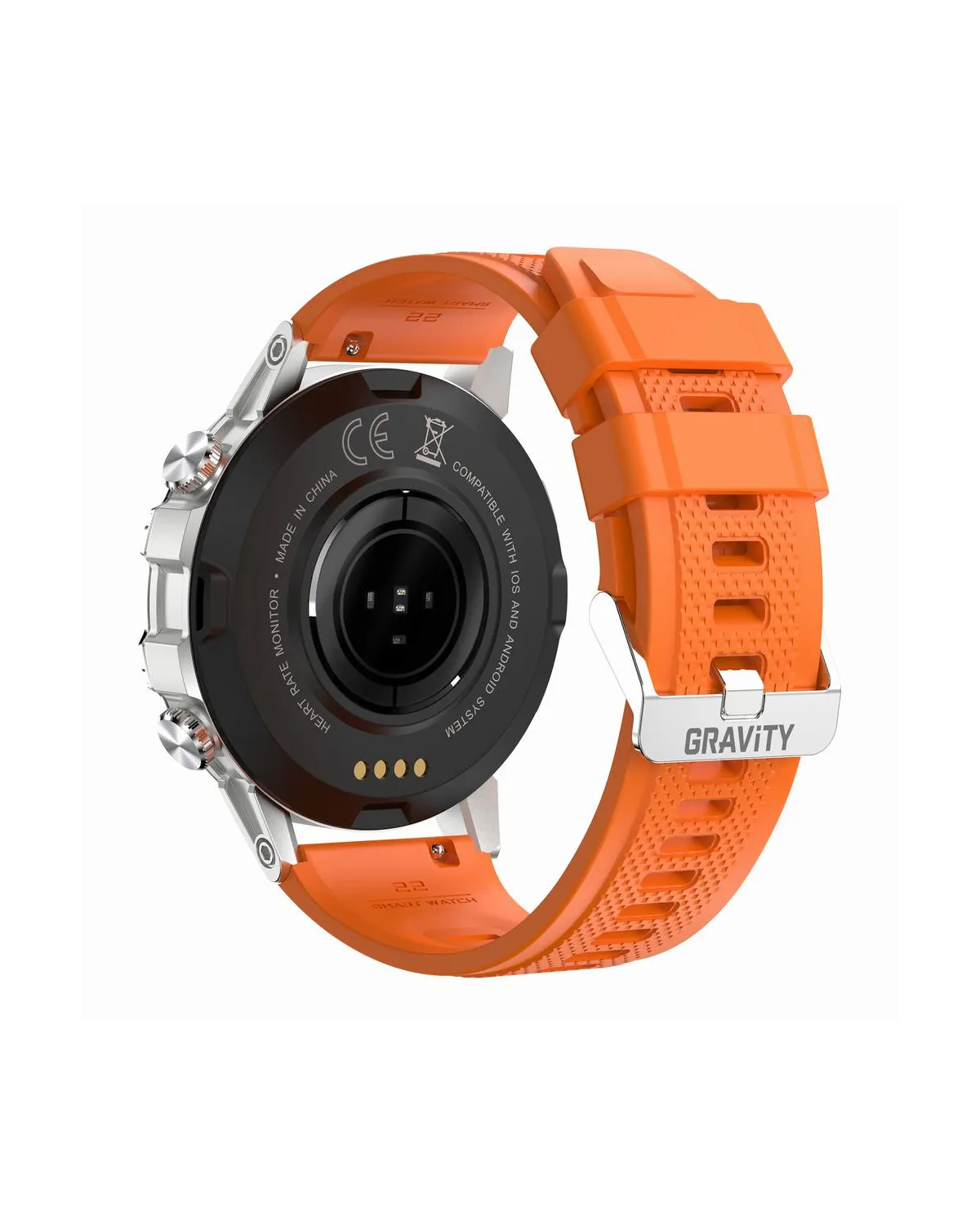 SMARTWATCH MĘSKI GRAVITY GT9-9- WYKONYWANIE POŁĄCZEŃ, CIŚNIENIOMIERZ (sg021i)