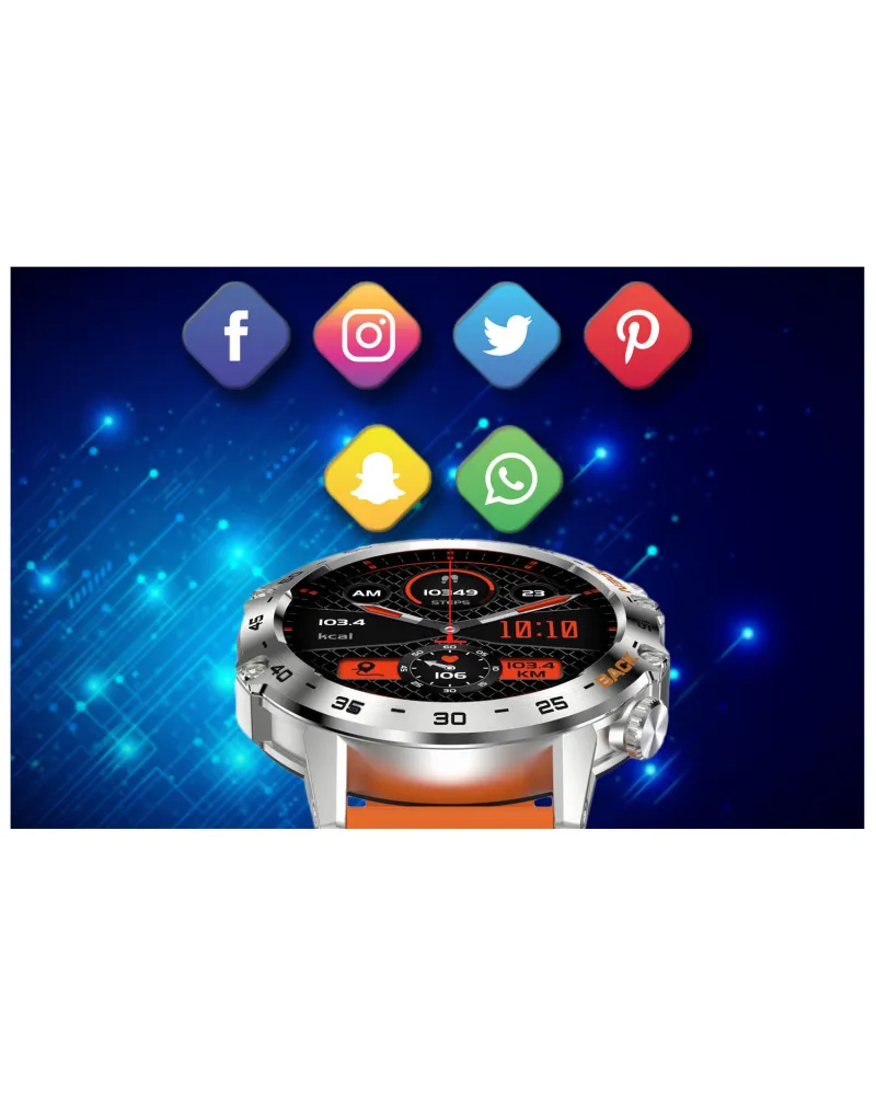 SMARTWATCH MĘSKI GRAVITY GT9-9- WYKONYWANIE POŁĄCZEŃ, CIŚNIENIOMIERZ (sg021i)