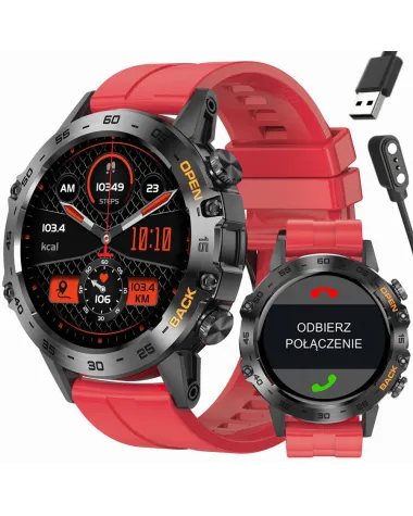 SMARTWATCH MĘSKI GRAVITY GT9-11 - WYKONYWANIE POŁĄCZEŃ, CIŚNIENIOMIERZ (sg021k)