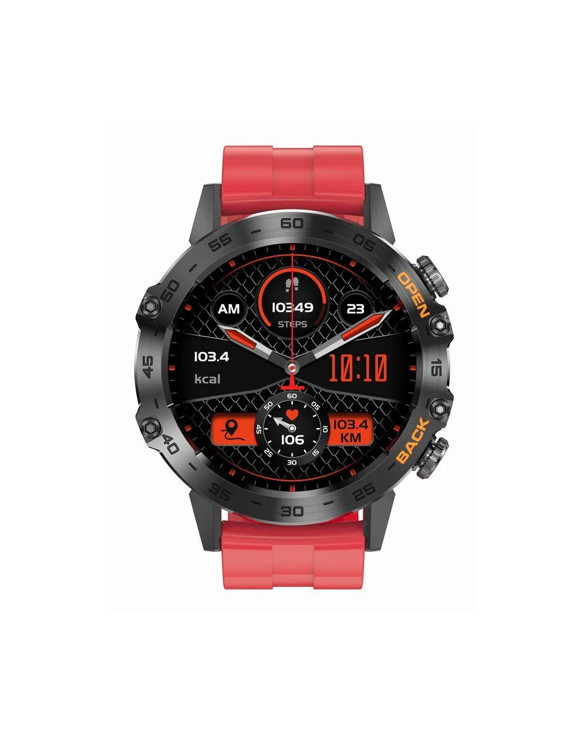 SMARTWATCH MĘSKI GRAVITY GT9-11 - WYKONYWANIE POŁĄCZEŃ, CIŚNIENIOMIERZ (sg021k)