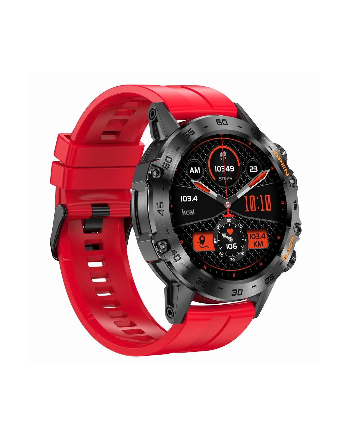 SMARTWATCH MĘSKI GRAVITY GT9-11 - WYKONYWANIE POŁĄCZEŃ, CIŚNIENIOMIERZ (sg021k)