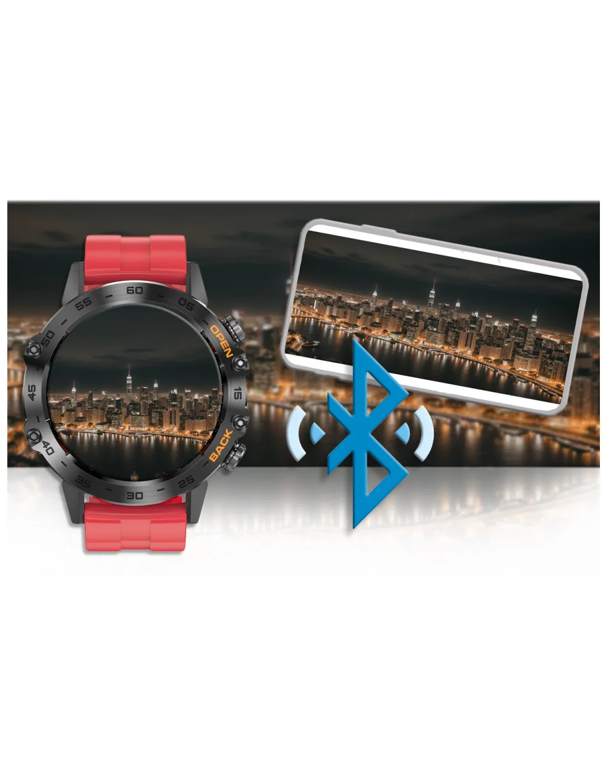 SMARTWATCH MĘSKI GRAVITY GT9-11 - WYKONYWANIE POŁĄCZEŃ, CIŚNIENIOMIERZ (sg021k)