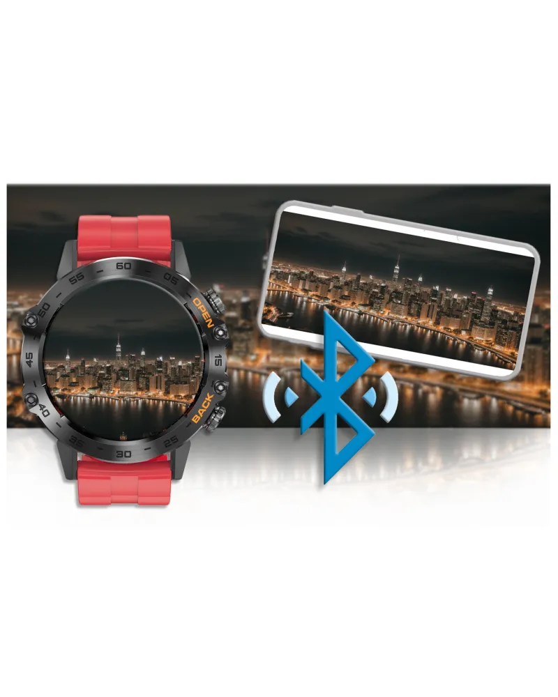 SMARTWATCH MĘSKI GRAVITY GT9-11 - WYKONYWANIE POŁĄCZEŃ, CIŚNIENIOMIERZ (sg021k)