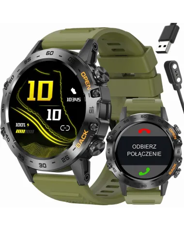 SMARTWATCH MĘSKI GRAVITY GT9-12 - WYKONYWANIE POŁĄCZEŃ, CIŚNIENIOMIERZ (sg021l)