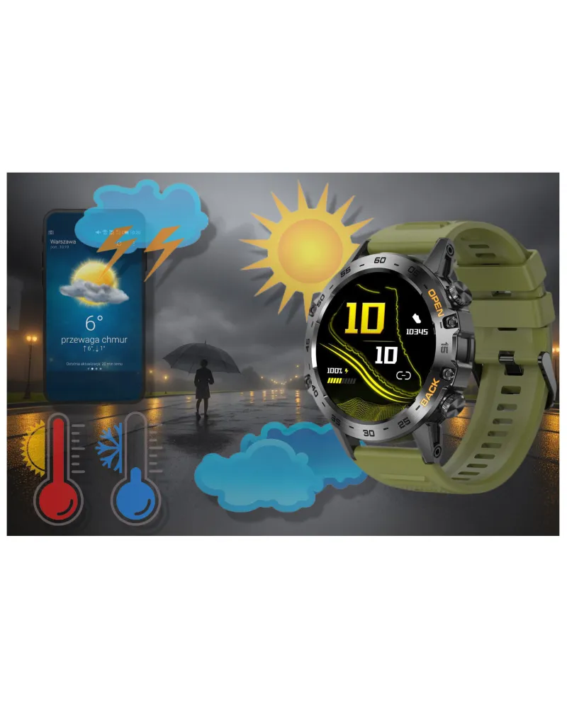 SMARTWATCH MĘSKI GRAVITY GT9-12 - WYKONYWANIE POŁĄCZEŃ, CIŚNIENIOMIERZ (sg021l) SMARTWATCH MĘSKI GRAVITY GT9-12 - WYKONYWANIE POŁĄCZEŃ, CIŚNIENIOMIERZ (sg021l)