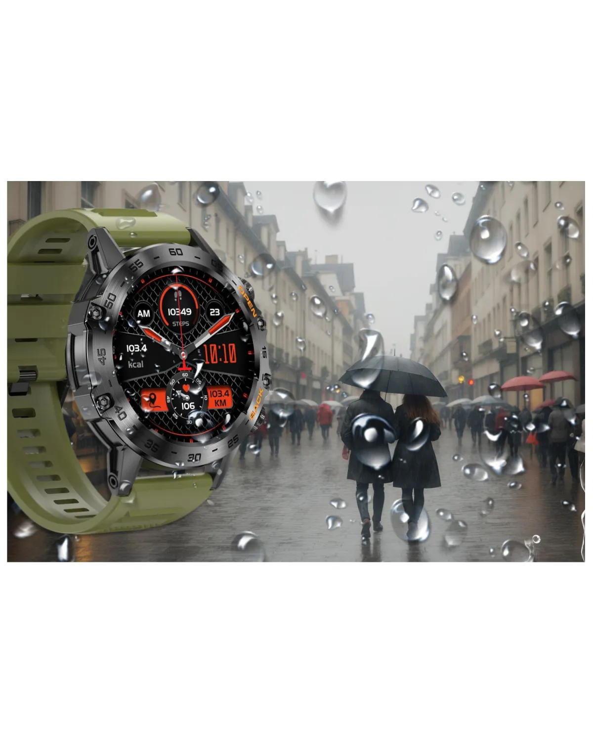 SMARTWATCH MĘSKI GRAVITY GT9-12 - WYKONYWANIE POŁĄCZEŃ, CIŚNIENIOMIERZ (sg021l) SMARTWATCH MĘSKI GRAVITY GT9-12 - WYKONYWANIE POŁĄCZEŃ, CIŚNIENIOMIERZ (sg021l)