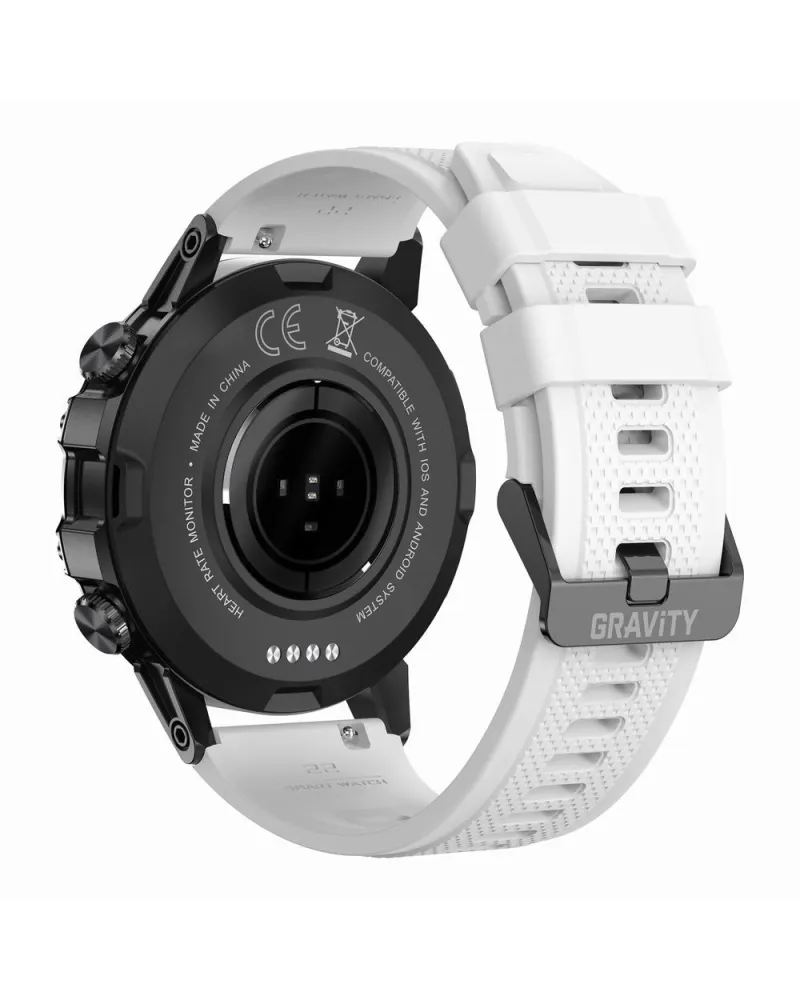 SMARTWATCH MĘSKI GRAVITY GT9-10 - WYKONYWANIE POŁĄCZEŃ, CIŚNIENIOMIERZ (sg021j)