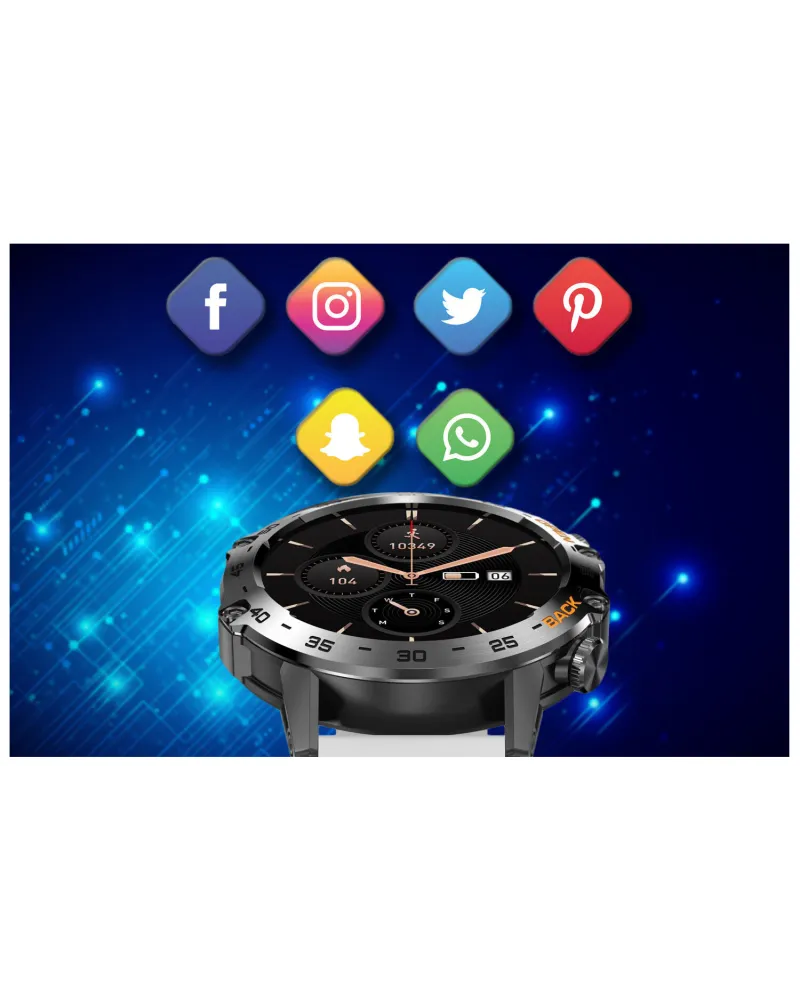 SMARTWATCH MĘSKI GRAVITY GT9-10 - WYKONYWANIE POŁĄCZEŃ, CIŚNIENIOMIERZ (sg021j)