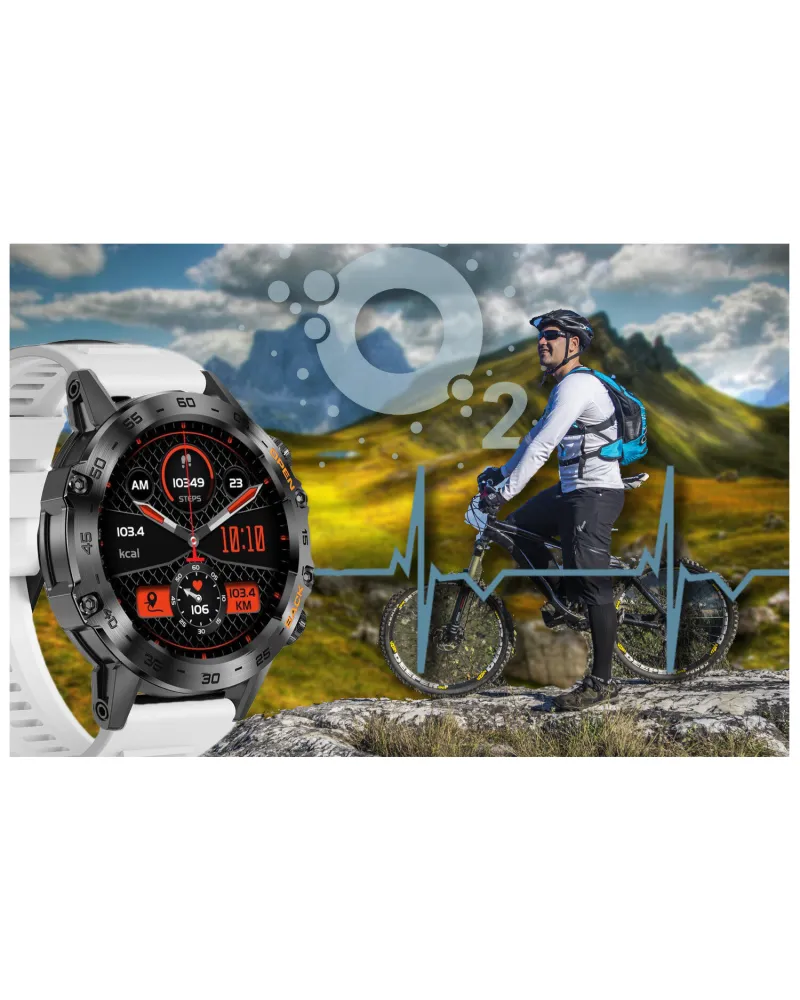 SMARTWATCH MĘSKI GRAVITY GT9-10 - WYKONYWANIE POŁĄCZEŃ, CIŚNIENIOMIERZ (sg021j)