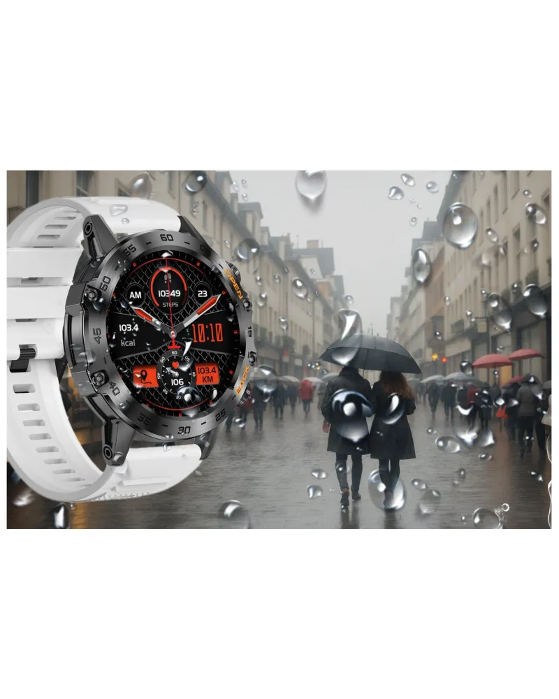 SMARTWATCH MĘSKI GRAVITY GT9-10 - WYKONYWANIE POŁĄCZEŃ, CIŚNIENIOMIERZ (sg021j)