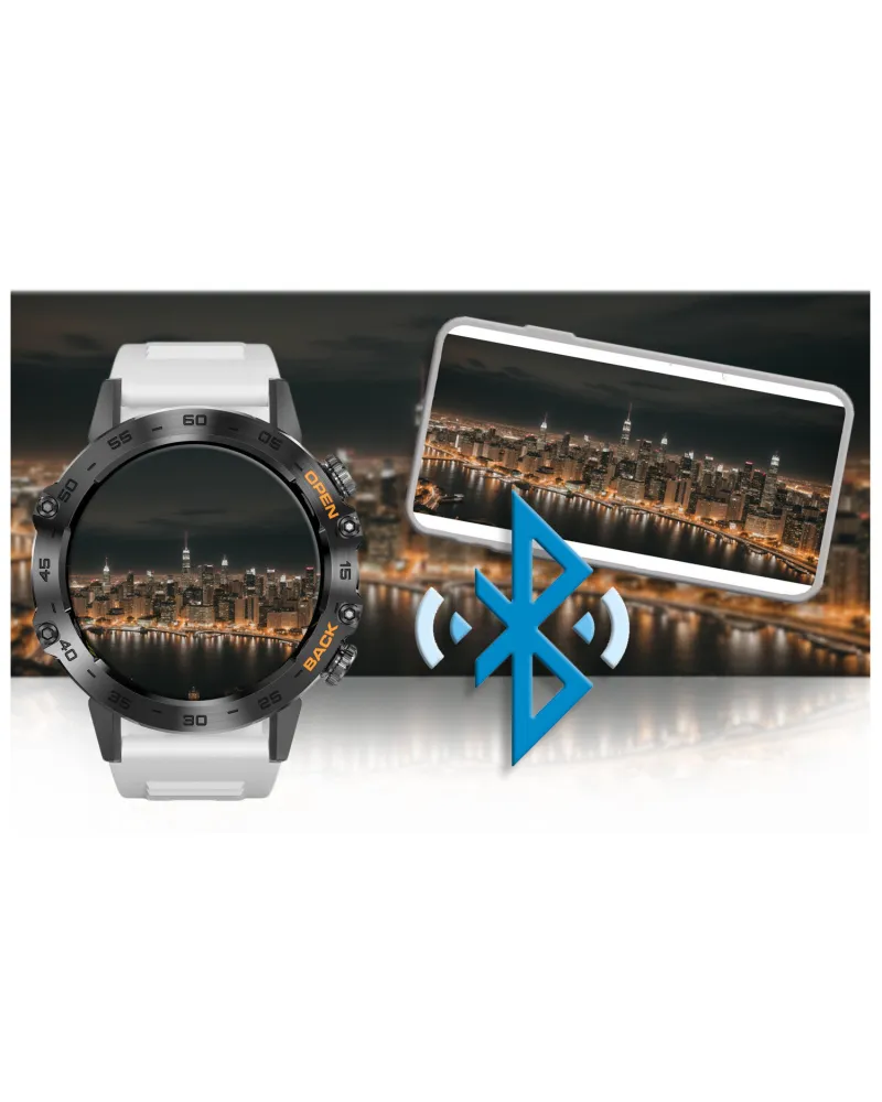 SMARTWATCH MĘSKI GRAVITY GT9-10 - WYKONYWANIE POŁĄCZEŃ, CIŚNIENIOMIERZ (sg021j)