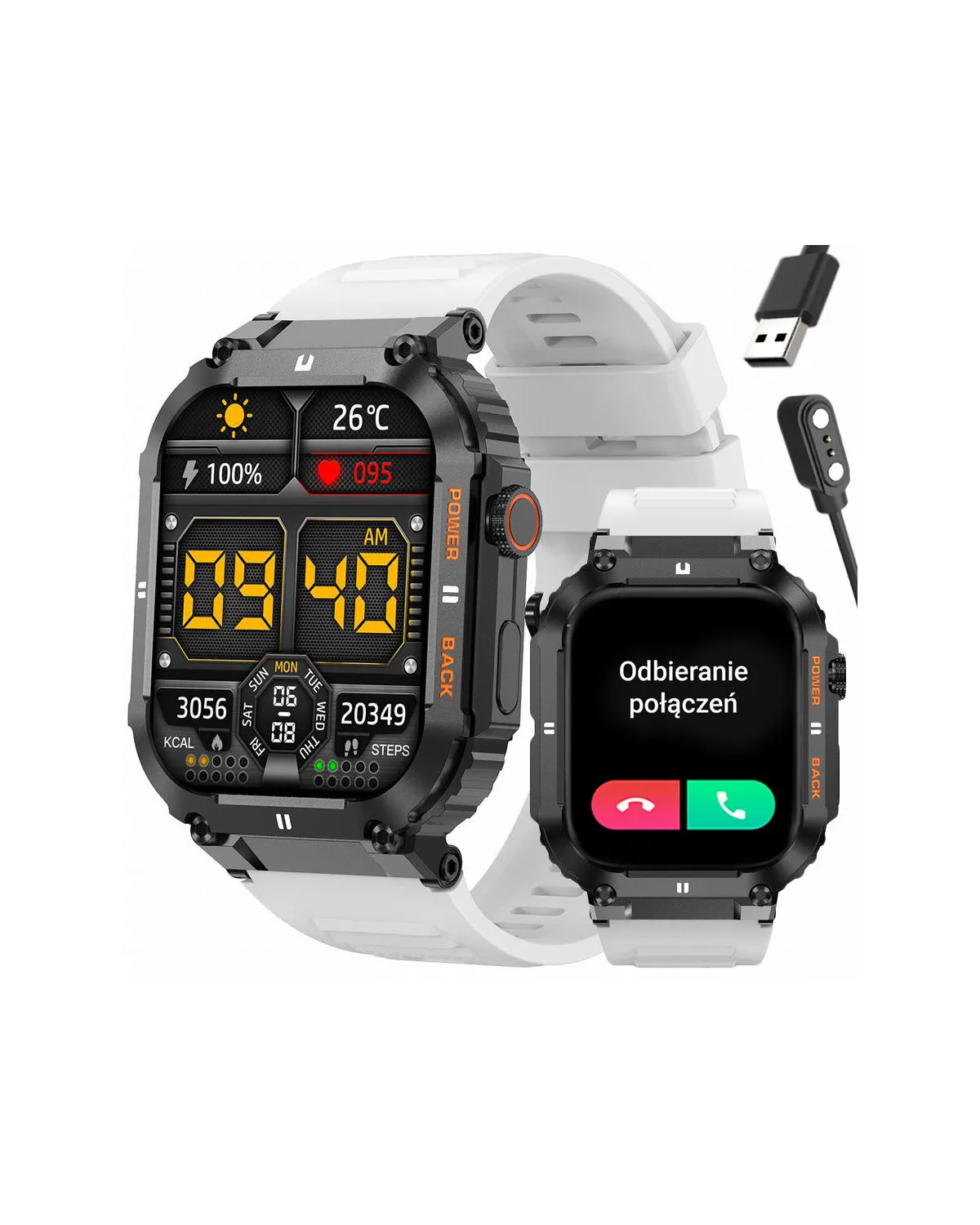SMARTWATCH MĘSKI GRAVITY GT6-8 - WYKONYWANIE POŁĄCZEŃ, MONITOR SNU (sg020h) SMARTWATCH MĘSKI GRAVITY GT6-8 - WYKONYWANIE POŁĄCZEŃ, MONITOR SNU (sg020h)