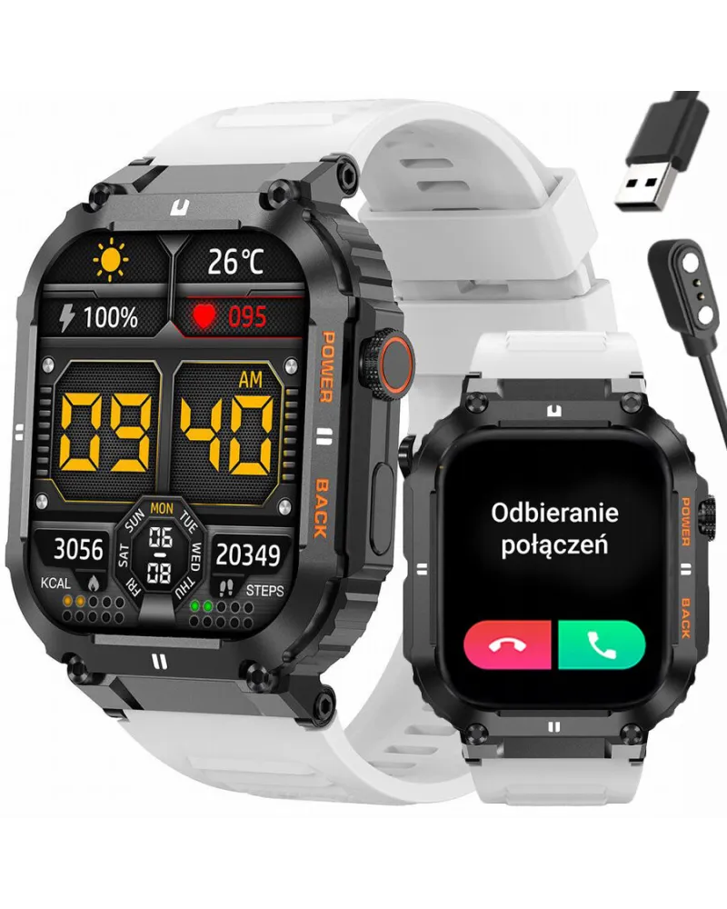 SMARTWATCH MĘSKI GRAVITY GT6-8 - WYKONYWANIE POŁĄCZEŃ, MONITOR SNU (sg020h) SMARTWATCH MĘSKI GRAVITY GT6-8 - WYKONYWANIE POŁĄCZEŃ, MONITOR SNU (sg020h)