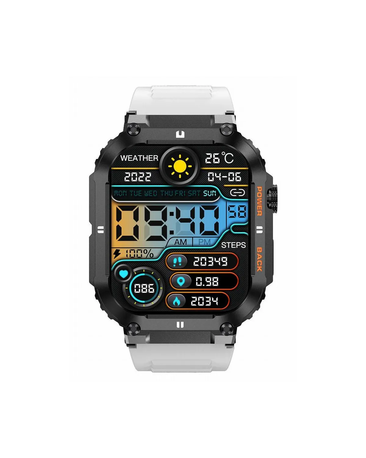 SMARTWATCH MĘSKI GRAVITY GT6-8 - WYKONYWANIE POŁĄCZEŃ, MONITOR SNU (sg020h) SMARTWATCH MĘSKI GRAVITY GT6-8 - WYKONYWANIE POŁĄCZEŃ, MONITOR SNU (sg020h)