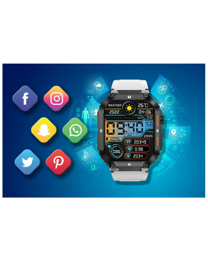 SMARTWATCH MĘSKI GRAVITY GT6-8 - WYKONYWANIE POŁĄCZEŃ, MONITOR SNU (sg020h) SMARTWATCH MĘSKI GRAVITY GT6-8 - WYKONYWANIE POŁĄCZEŃ, MONITOR SNU (sg020h)