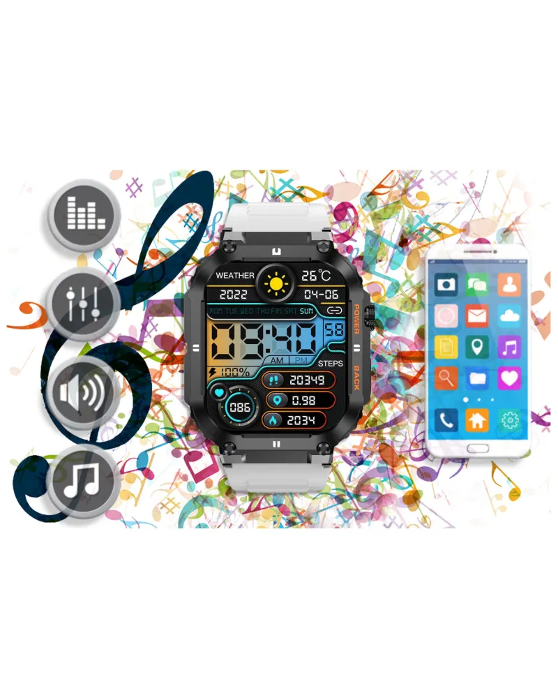 SMARTWATCH MĘSKI GRAVITY GT6-8 - WYKONYWANIE POŁĄCZEŃ, MONITOR SNU (sg020h) SMARTWATCH MĘSKI GRAVITY GT6-8 - WYKONYWANIE POŁĄCZEŃ, MONITOR SNU (sg020h)