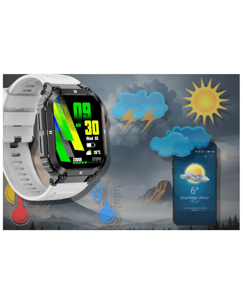 SMARTWATCH MĘSKI GRAVITY GT6-8 - WYKONYWANIE POŁĄCZEŃ, MONITOR SNU (sg020h) SMARTWATCH MĘSKI GRAVITY GT6-8 - WYKONYWANIE POŁĄCZEŃ, MONITOR SNU (sg020h)