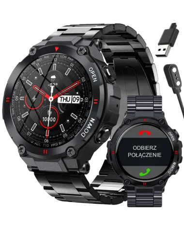 SMARTWATCH MĘSKI GRAVITY GT7-2 - WYKONYWANIE POŁĄCZEŃ (sg016b)
