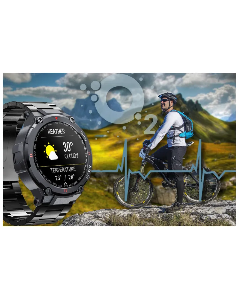 SMARTWATCH MĘSKI GRAVITY GT7-2 - WYKONYWANIE POŁĄCZEŃ (sg016b) SMARTWATCH MĘSKI GRAVITY GT7-2 - WYKONYWANIE POŁĄCZEŃ (sg016b)