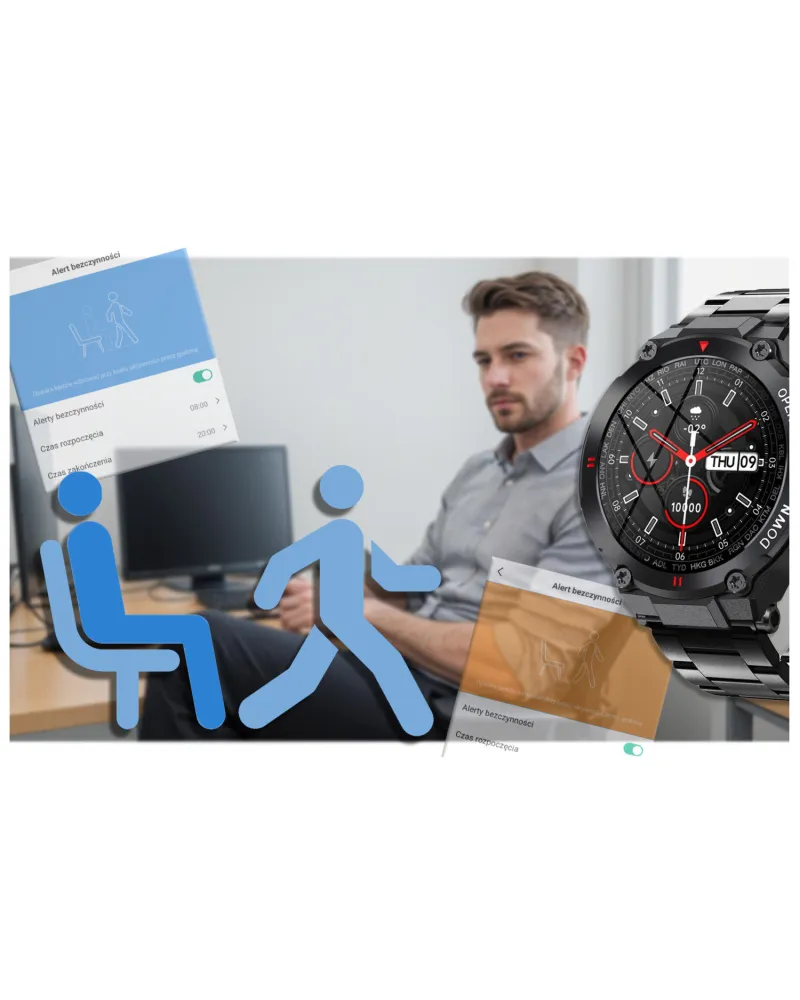 SMARTWATCH MĘSKI GRAVITY GT7-2 - WYKONYWANIE POŁĄCZEŃ (sg016b) SMARTWATCH MĘSKI GRAVITY GT7-2 - WYKONYWANIE POŁĄCZEŃ (sg016b)