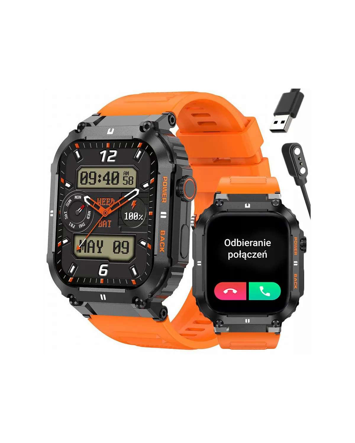 SMARTWATCH MĘSKI GRAVITY GT6-3 - WYKONYWANIE POŁĄCZEŃ, MONITOR SNU (sg020c) SMARTWATCH MĘSKI GRAVITY GT6-3 - WYKONYWANIE POŁĄCZEŃ, MONITOR SNU (sg020c)