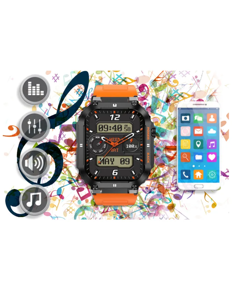 SMARTWATCH MĘSKI GRAVITY GT6-3 - WYKONYWANIE POŁĄCZEŃ, MONITOR SNU (sg020c) SMARTWATCH MĘSKI GRAVITY GT6-3 - WYKONYWANIE POŁĄCZEŃ, MONITOR SNU (sg020c)