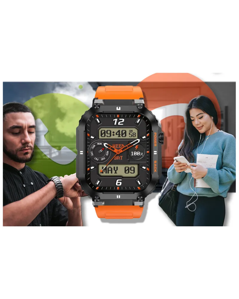 SMARTWATCH MĘSKI GRAVITY GT6-3 - WYKONYWANIE POŁĄCZEŃ, MONITOR SNU (sg020c) SMARTWATCH MĘSKI GRAVITY GT6-3 - WYKONYWANIE POŁĄCZEŃ, MONITOR SNU (sg020c)