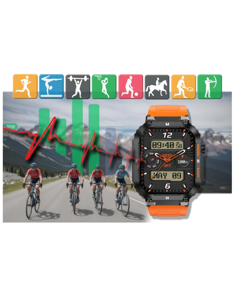 SMARTWATCH MĘSKI GRAVITY GT6-3 - WYKONYWANIE POŁĄCZEŃ, MONITOR SNU (sg020c) SMARTWATCH MĘSKI GRAVITY GT6-3 - WYKONYWANIE POŁĄCZEŃ, MONITOR SNU (sg020c)