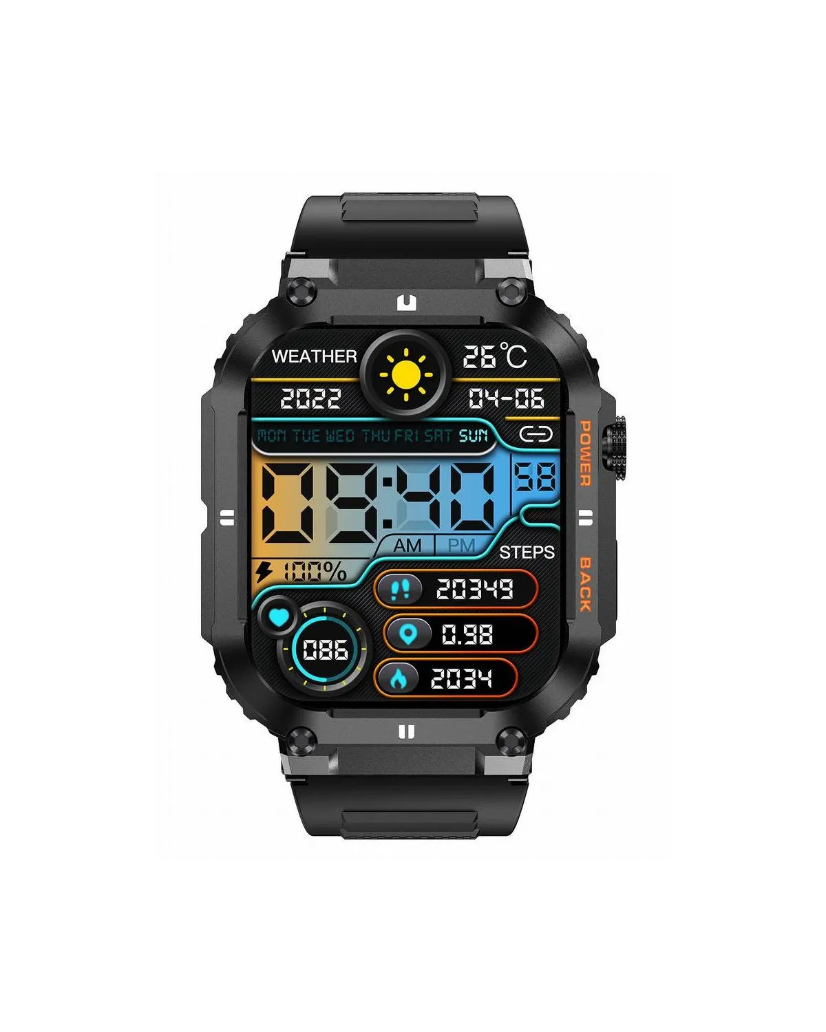 SMARTWATCH MĘSKI GRAVITY GT6-1 - WYKONYWANIE POŁĄCZEŃ, MONITOR SNU (sg020a) SMARTWATCH MĘSKI GRAVITY GT6-1 - WYKONYWANIE POŁĄCZEŃ, MONITOR SNU (sg020a)