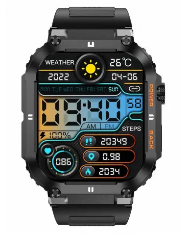 SMARTWATCH MĘSKI GRAVITY GT6-1 - WYKONYWANIE POŁĄCZEŃ, MONITOR SNU (sg020a) SMARTWATCH MĘSKI GRAVITY GT6-1 - WYKONYWANIE POŁĄCZEŃ, MONITOR SNU (sg020a)