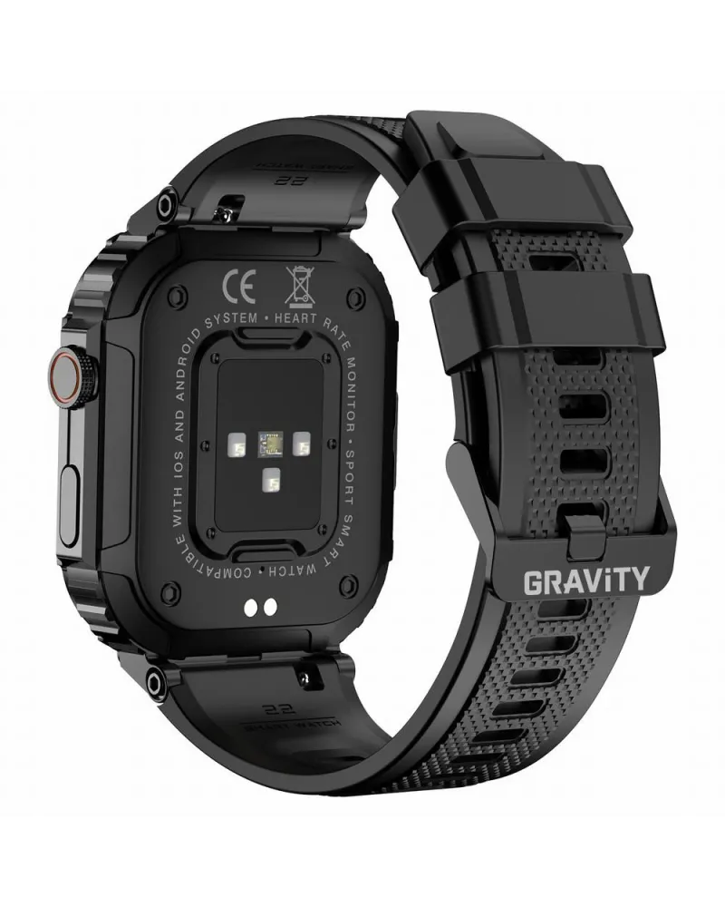 SMARTWATCH MĘSKI GRAVITY GT6-1 - WYKONYWANIE POŁĄCZEŃ, MONITOR SNU (sg020a) SMARTWATCH MĘSKI GRAVITY GT6-1 - WYKONYWANIE POŁĄCZEŃ, MONITOR SNU (sg020a)