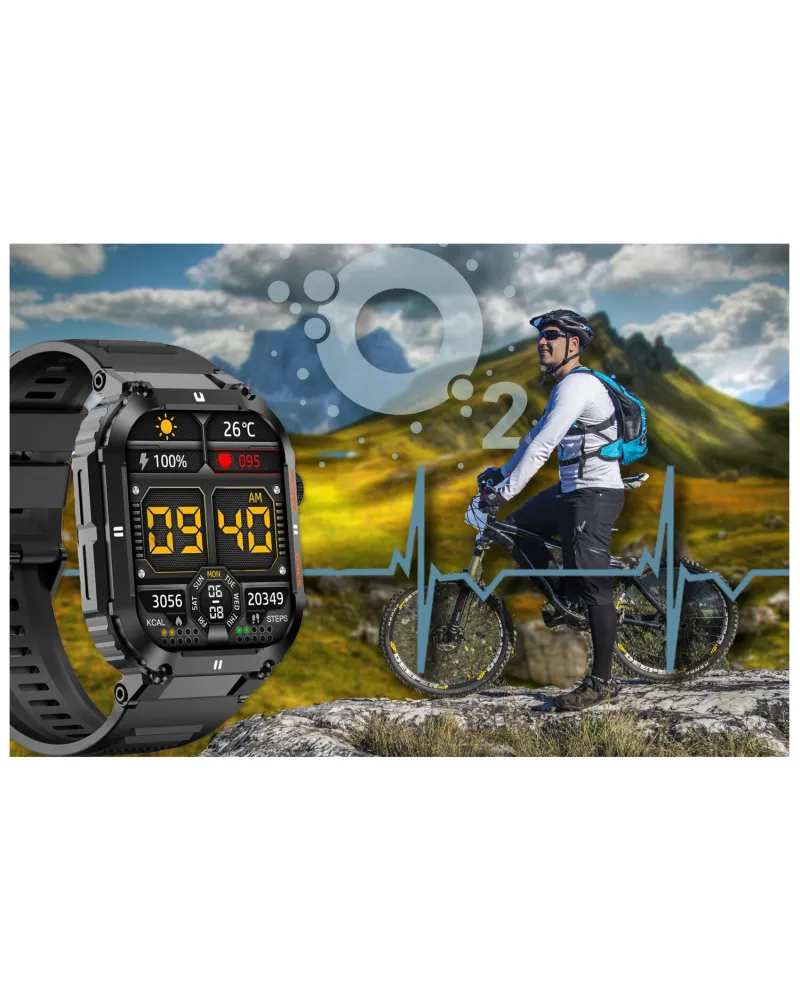 SMARTWATCH MĘSKI GRAVITY GT6-1 - WYKONYWANIE POŁĄCZEŃ, MONITOR SNU (sg020a) SMARTWATCH MĘSKI GRAVITY GT6-1 - WYKONYWANIE POŁĄCZEŃ, MONITOR SNU (sg020a)