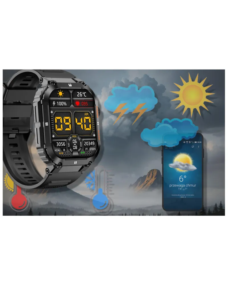 SMARTWATCH MĘSKI GRAVITY GT6-1 - WYKONYWANIE POŁĄCZEŃ, MONITOR SNU (sg020a) SMARTWATCH MĘSKI GRAVITY GT6-1 - WYKONYWANIE POŁĄCZEŃ, MONITOR SNU (sg020a)